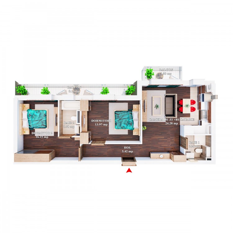 3 Camere