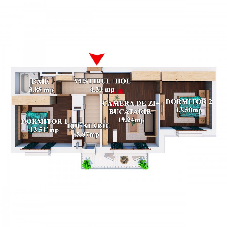 3 Camere Tip 1