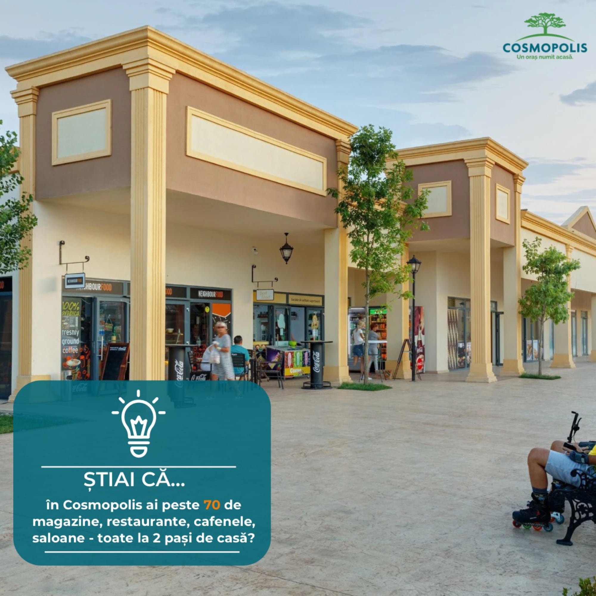 Vr Cosmopolis Cosmopolis Plaza: Primul lifestyle hub construit în interiorul unei ...